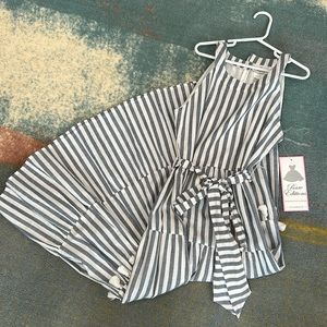 Long striped dress